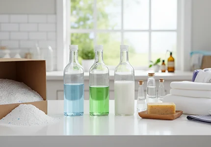 كيفية اختيار منظف الغسيل المناسب لتنظيف آمن وفعّال